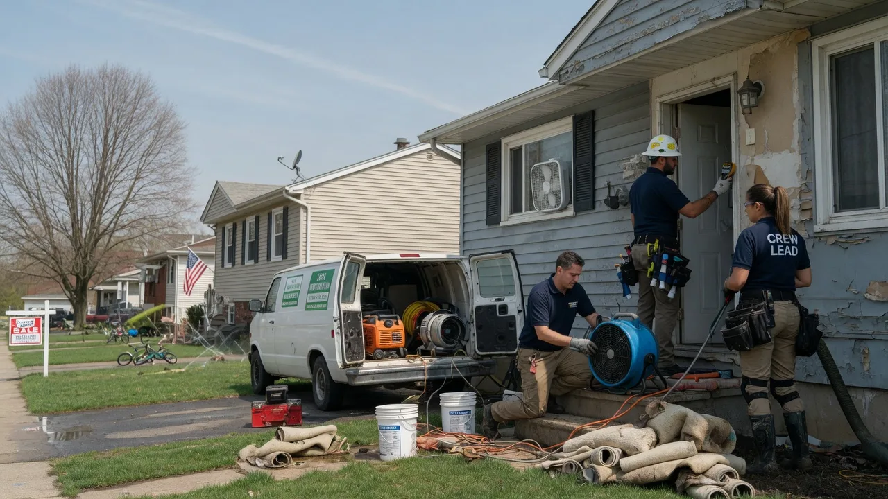 Flood Cleanup in Conklin, MI near me